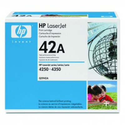 Originálny toner HP Q5942A (42A), čierny, 10000 strán