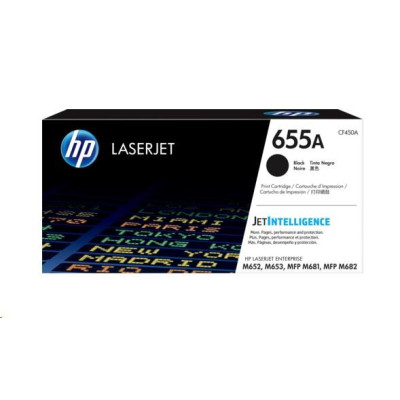 Originálny toner HP CF450A (655A), čierny, 12500 strán