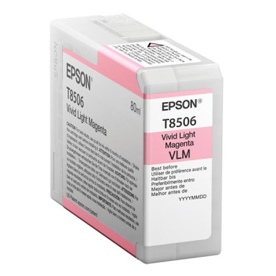 Originálny atrament Epson T8506 (C13T850600), svetlo purpurový, 80 ml
