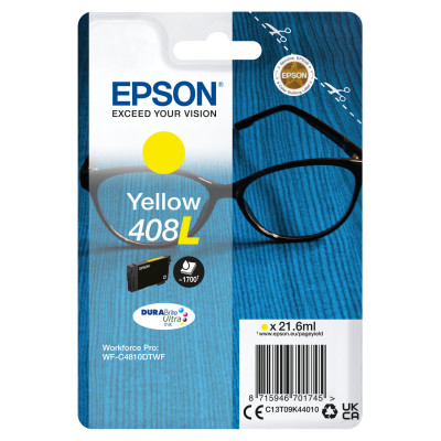Originálny atrament Epson T09K4 (C13T09K44010, 408L), žltý, 21,6 ml, XL