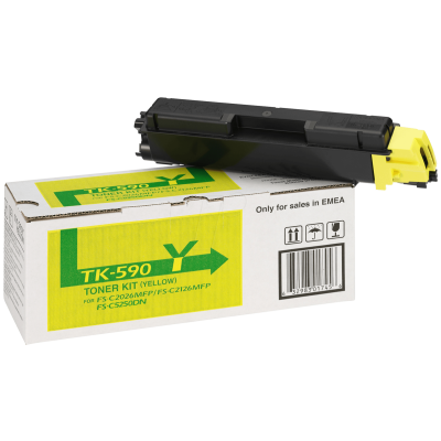 Originálny toner Kyocera TK-590Y (1T02KVANL0), žltý, 5000 strán
