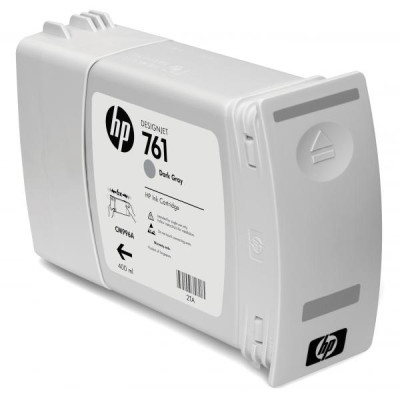 Originálny atrament HP CM996A (761), tmavo šedý, 400 ml