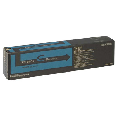 Originálny toner Kyocera TK-8705C, azúrový, 30000 strán