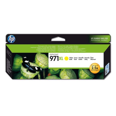 Originálny atrament HP CN628AE (971XL), žltý, 6600 strán