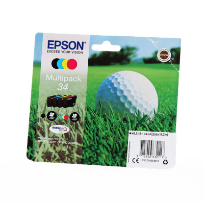Originálny atrament Epson T3466 (C13T34664010), CMYK, 18,7 ml