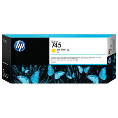 Originálny atrament HP F9K02A (745), žltý, 300ml