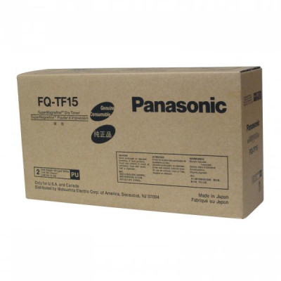 Originálny toner Panasonic FQ-TF15, čierny, 2 × 185 g, 2-pack