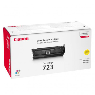 Originálny toner Canon CRG-723Y (2641B002), žltý, 8500 strán