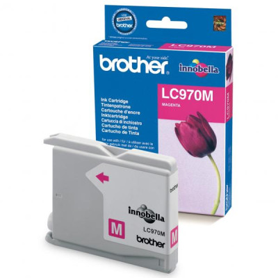 Originálny atrament Brother LC-970M, purpurový, 300 strán