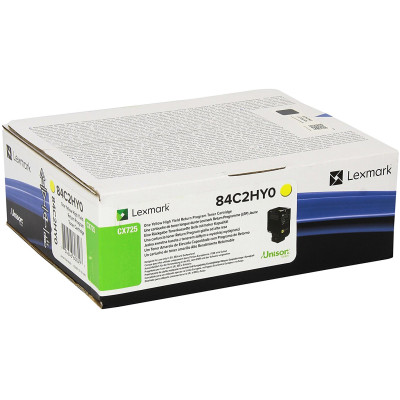 Originálny toner Lexmark 84C2HY0 (84C2HYE, 84C0H40), žltý, 16000 strán