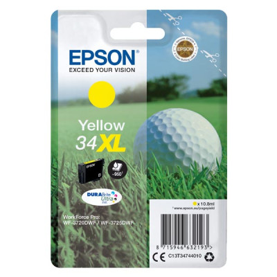 Originálny atrament Epson T3474 (C13T34744010), žltý, 10,8 ml