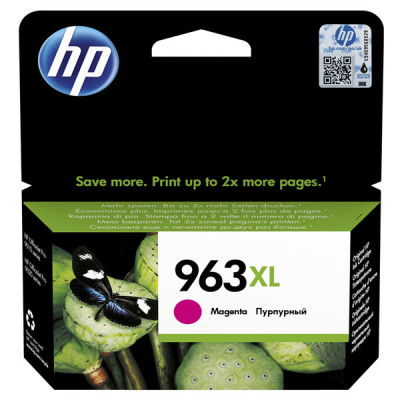 Originálny atrament HP 3JA28AE (963XL), purpurový, 1600 strán (22,92 ml)