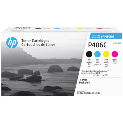 Samsung CLT-P406C (SU375A), originálny toner, CMYK, 4-pack