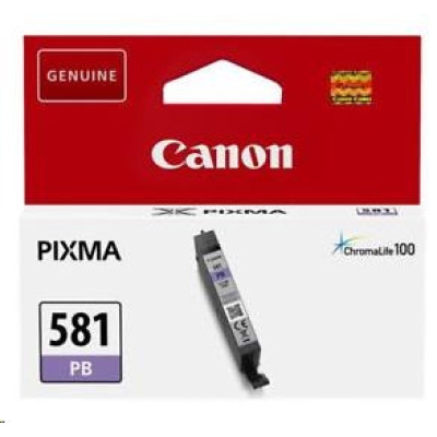 Originálny atrament Canon CLI-581 PB (2107C001), photo azúrový, 5,6 ml