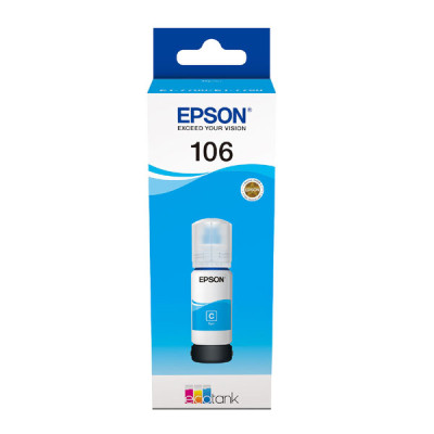 Originálny atrament Epson T00R2 (C13T00R240, 106), azúrový, 70 ml