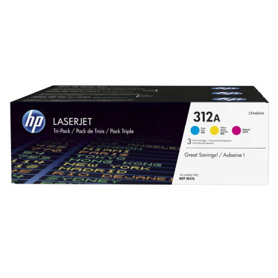 Originálny toner HP CF440AM (312A), CMY, 3 × 2700 strán, 3-pack