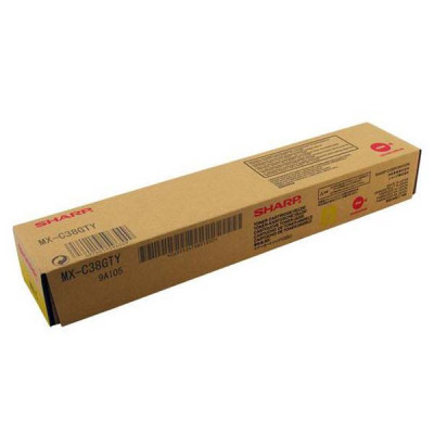 Originálny toner Sharp MX-C38GTY, žltý, 10000 strán