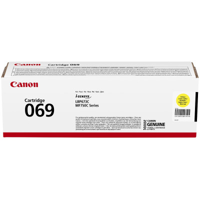 Originálny toner Canon 069Y (5091C002), žltý, 2100 strán