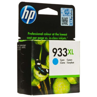 Originálny atrament HP CN054AE (933XL), azúrový, 825 strán