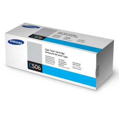 Originálny toner Samsung CLT-C506L (SU038A), azúrový, 3500 strán
