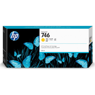 Originálny atrament HP P2V79A (746), žltý, 300 ml