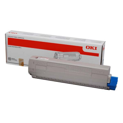 Originálny toner Oki C822 (44844616), čierny, 7000 strán