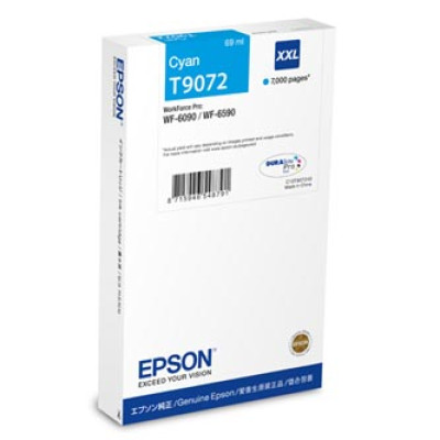 Originálny atrament Epson T9072XXL (C13T90724N), azúrový, 69 ml