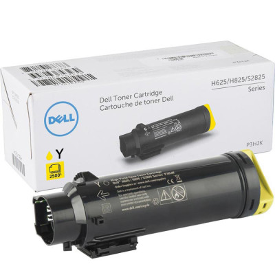 Originálny toner Dell 593-BBSE (3P7C4), žltý, 2500 strán