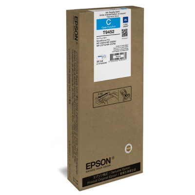 Originálny atrament Epson T9452 (C13T945240), azúrový, 5000 strán (38,1 ml), XL