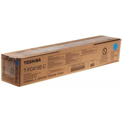 Originálny toner Toshiba T-FC415E-C (6AJ00000172), azúrový, 33600 strán