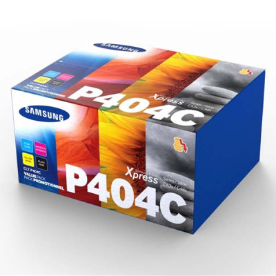 Originálny toner Samsung CLT-P404C (SU365A), CMYK, 3 × 1000 + 1500 strán, 4-pack