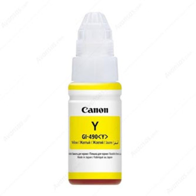 Originálny atrament Canon GI-490Y (0666C001), žltý, 7000 strán (70 ml)