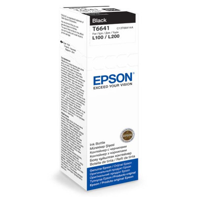 Originálny atrament Epson T6641 (C13T66414A), čierny, 70 ml