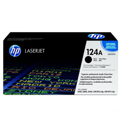 Originálny toner HP Q6000A (124A), čierny, 2500 strán