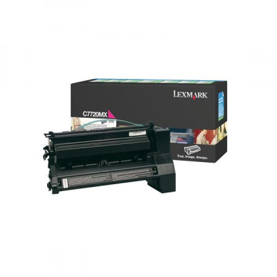 Originálny toner Lexmark C7720MX, purpurový, 15000 strán