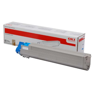 Originálny toner Oki C9655 (43837131), azúrový, 22000 strán