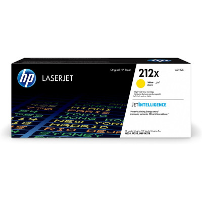 Originálny toner HP W2122X (212X), žltý, 10000 strán