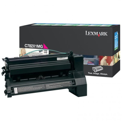Originálny toner Lexmark C782X1MG, purpurový, 15000 strán