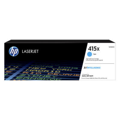 Originálny toner HP W2031X (415X), azúrový, 6000 strán, XL