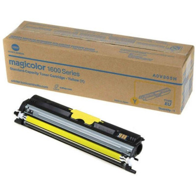 Originálny toner Konica Minolta A0V305H, žltý, 1500 strán