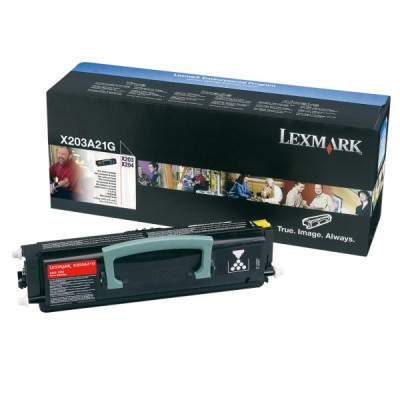Originálny toner Lexmark X203A21G, čierny, 2500 strán