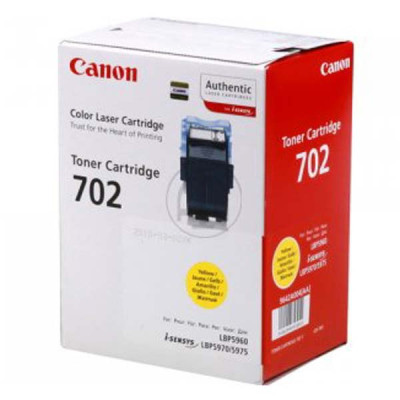 Originálny toner Canon CRG-702Y (9642A004), žltý, 10000 strán