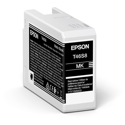 Originálny atrament Epson T46S8 (C13T46S80N), matne čierny, 25 ml